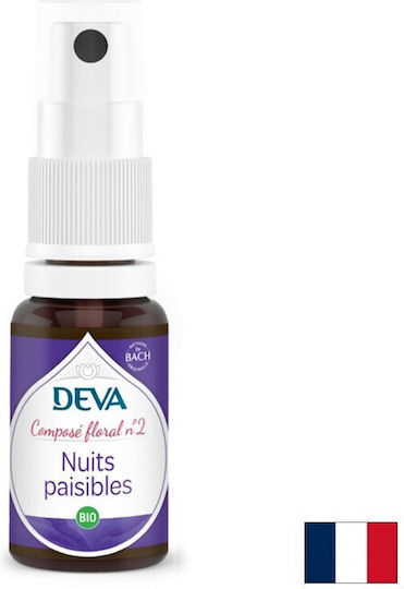 Peaceful Nights Floral Essences By Bach Method No 2 Spray 15 Ml