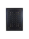 Canvas Painting Flowers Beads Black-Gold 90x120x3,5cm Eurolamp 812-20125