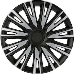 Τασια Shinku Silver Black 14'' Tech-one Μαυρο Ασημι Σετ 4τεμ Lampa 31451