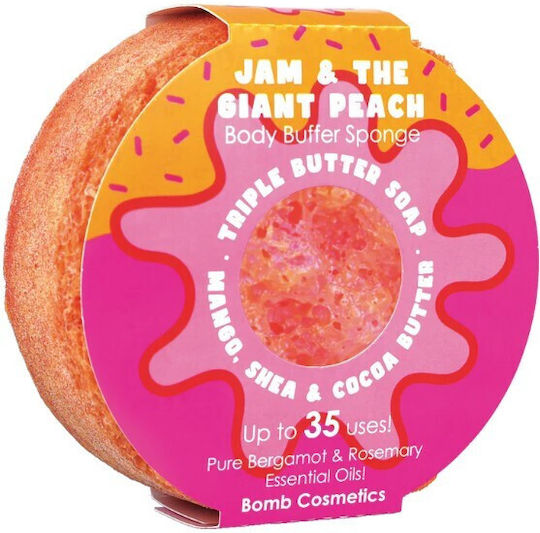 Jam & Giant Peach Body Buffer Sponge 200g