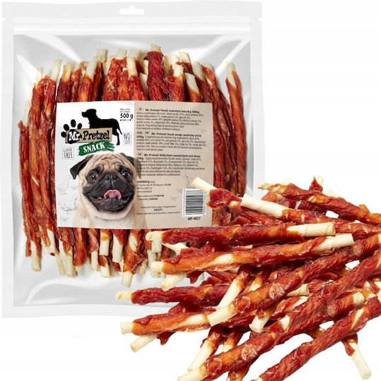 Mr. Pretzel Dog Treat with Meat and Duck 500gr