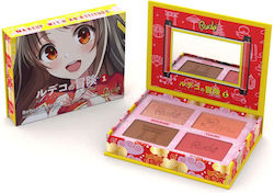 Rude Cosmetics Manga Collection Paletă cu Fard Obraz Rebel Rudeko
