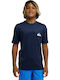 Quiksilver Everyday Surf Kids Swimwear Rashguard Dark Navy