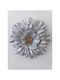 SteweHome Hanging Handmade Silver Decorative Item 16.5x16.5cm