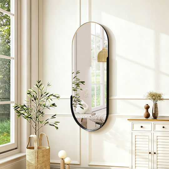 Pakketo Asteria Oval Wandspiegel 105x45cm Pakketo Asteria Oval Wandspiegel 105x45cm