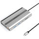Orico XDR 12in1 USB-C Docking Station with HDMI 4K PD Ethernet Silver