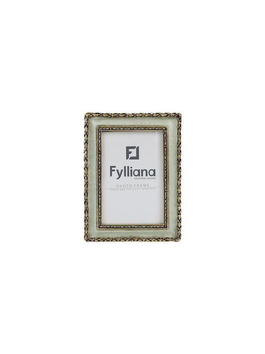 Fylliana Κορνίζα Πλαστική με Χρυσό Πλαίσιο
