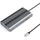 Orico XDR 12in1 USB-C Docking Station with HDMI 4K PD Ethernet Grey