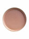 Verlo Shallow Pink Plate With Diameter 23cm