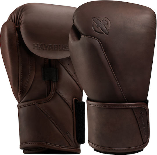 Hayabusa Boxing Gloves Leather Competition Brown