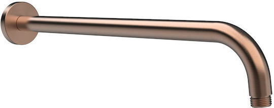 Βραχίονας Παροχής Νερού Imex Bpr001/orc Ματ Rose Gold Χαλκός Pvd 37εκ