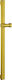 Fixed Support Shower Slider Rail Square Handset Base Imex Drava Bdd002/oc Matte Gold Pvd 65,4cm