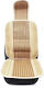 Car Seat Single Cover Straw Brown 130x44.5cm 502660