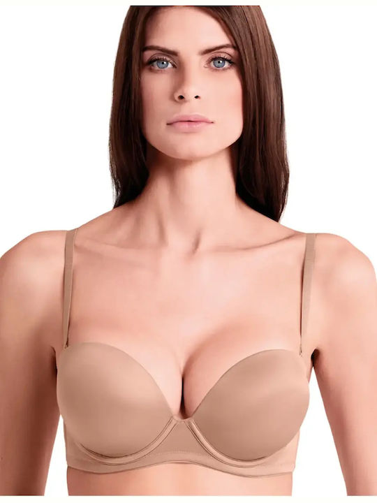 Braunes Büstenhalter Push Up