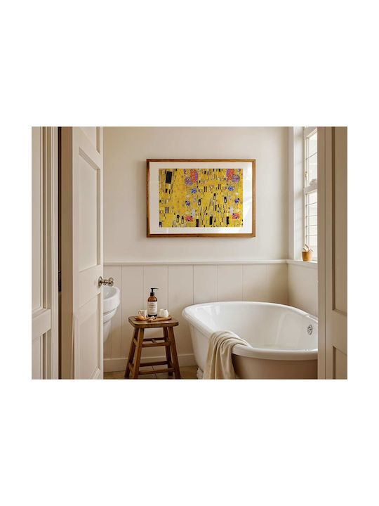 Poster Gustav Klimt Kiss Details Art148 40cm X 50cm Μαύρη Ξύλινη Κορνίζα-56083pd156670f55321