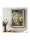 Poster Buchet Flori Art115 40cm X 50cm Cadru Lemn Maro