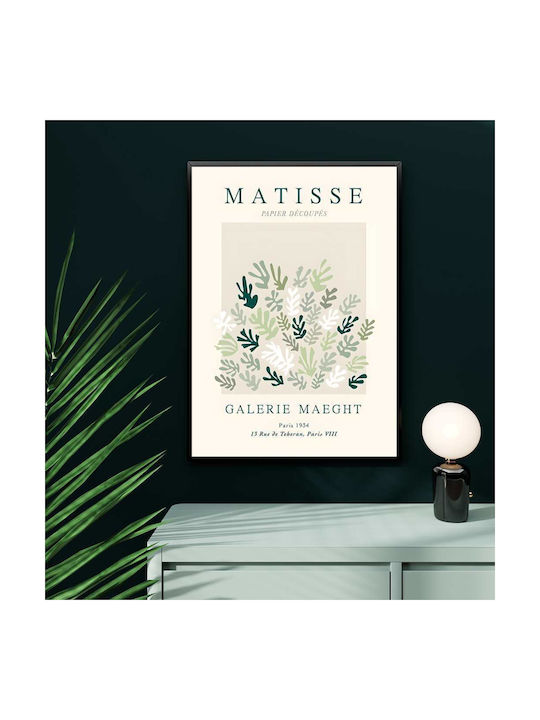 Poster Matisse Galerie Maeght Art042 40cm X 50cm Premium Μαύρο Ξύλινο Κάδρο-56018pd156743f55323