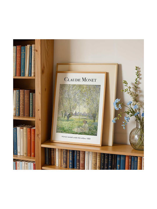 Poster Claude Monet Woman Seated Under Willow Art100 40cm X 50cm-56052pd156701