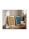 Poster Blue Details By Gustav Klimt Art156 40cm X 50cm Premium Μαύρο Ξύλινο Κάδρο-56092pd156668f55323