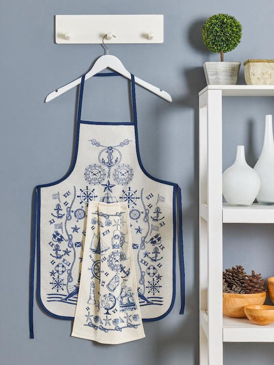 Rebeka Home Ποδιά Κουζίνας με Πετσέτα Πολύχρωμη prestilka1006