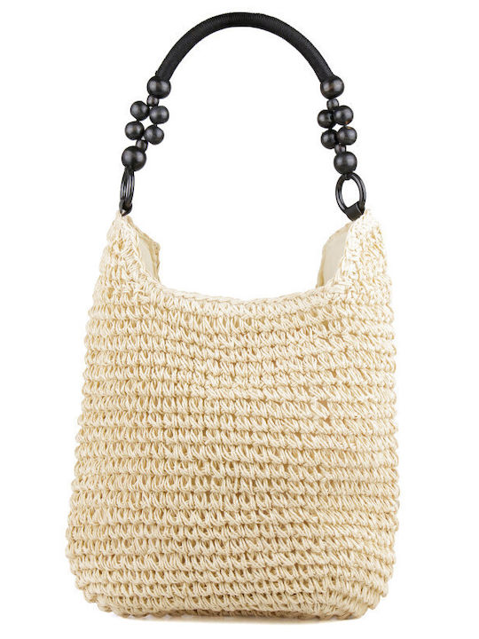 Straw Women's Shoulder Bag Beige
