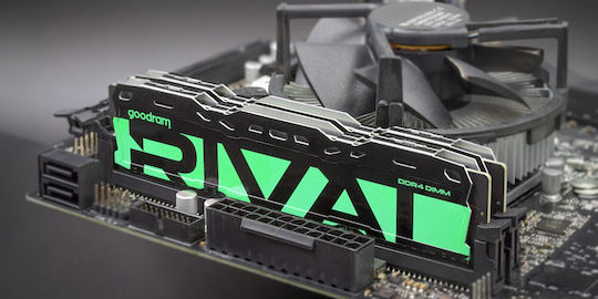 GoodRAM RIVAL Radiant Green DDR4 32GB RAM cu 2x16GB Module pentru Desktop