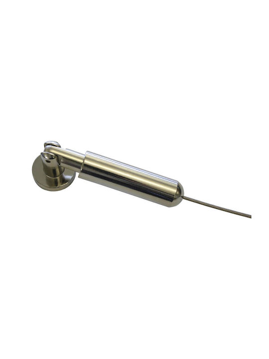 Ausziehbare Metallische Vorhangstange Einzeln 100-500cm Silber