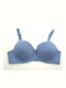 Light Blue Push Up Bra with Underwire