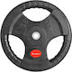 inSPORTline Olympic Type Rubber Plate 1 x 15kg Φ50mm with Handles