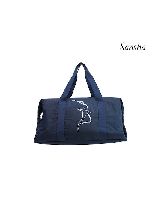 Sansha Schultertasche für Fitnessstudio Blau
