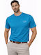 Light Blue Short Sleeve Blouse