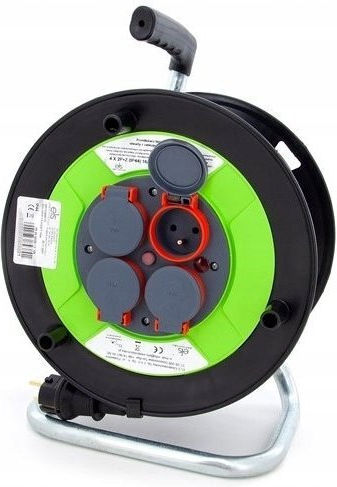 ELS Elektrotechnika Verlängerungskabel Rolle mit Kabel 50m
