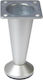 X-IT Picior Metalic de Mobilier 10cm Argintiu