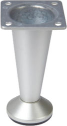 X-IT Μεταλλικό Πόδι 8cm Ασημί