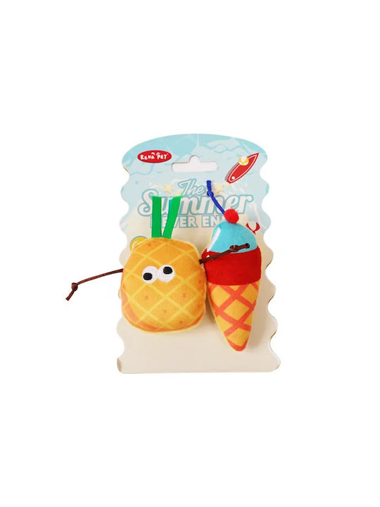 Плюшени Котешки Играчки Tropical Treats Комплект Ананас И Сладоледена Фунийка