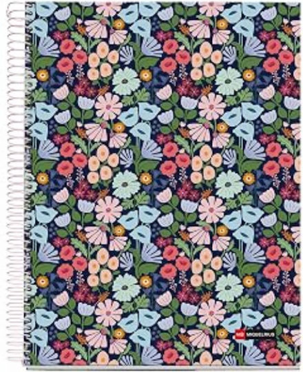 Miquelrius Spiral School Notebook Ruled 120 Paper Sheets