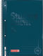 Selida Spiral Ruled Notebook A4 80 Paper Sheets Blue