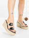 Platforme Dama Tip Slip On Negre