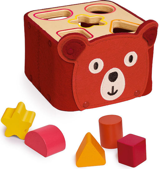 Djeco Wooden Shape Sorting Toy for 12+ Months