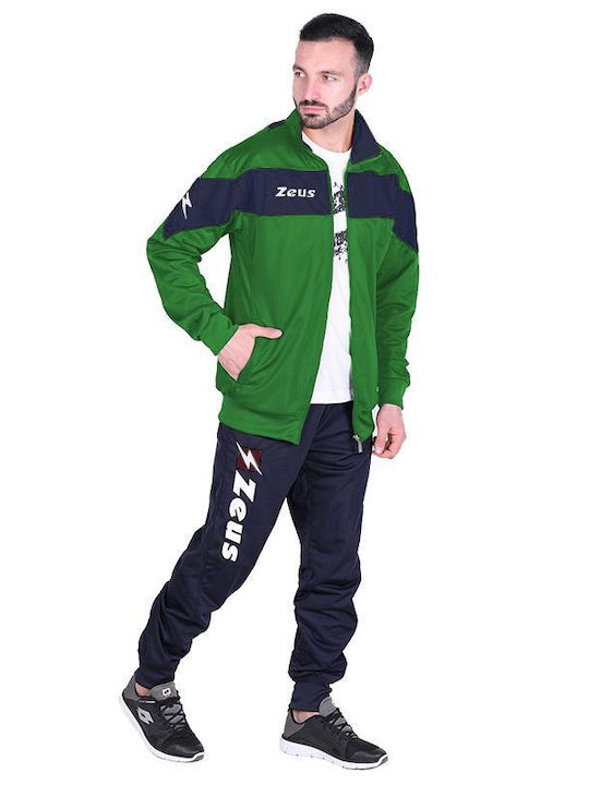 Σετ Φόρμας Γυαλιστερό Navy Blue/green