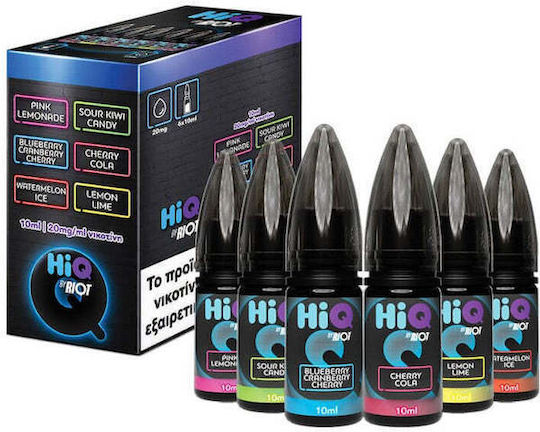 Έτοιμο Υγρό Αναπλήρωσης 6τμχ Blueberry Cranberry Cherry 20mg 10ml