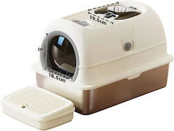 Pet's Choice Closed White Cat Toilet