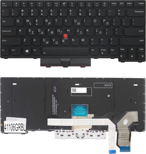 Greek Laptop Keyboard Lenovo Thinkpad L14 Gen 1 20u1 20u2 20u5 20u6 L14 Gen 2 20x1 20x2 20x5 20x6 5n20w67844 5n20w67808 5n20w67700 5n20w67736 Pk131h43b02 Gr Pointer Backlight Black Code 41106grbl