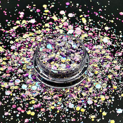 Chunky Glitter 20gr Gold-Purple Mix