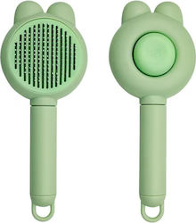 Green Button Cleaning Brush