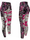 Sport Masters Lang Frauen Kampfsport Leggings Mehrfarbig