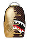 Sprayground Sharks In Paris Schulranzen Rucksack Gold Drip