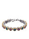 Dimitrios Exclusive Women's Gold Plated Silver Bracelet 18.8cm