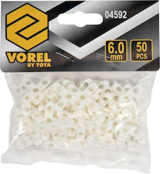 Vorel Vorel Kreuzfliesen-Abstandhalter 6mm Dicke 50 Stück
