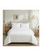 Casa Colori Cotton Duvet Cover Double 200x240 CCPA200M-White White